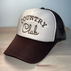 Country club trucker hat